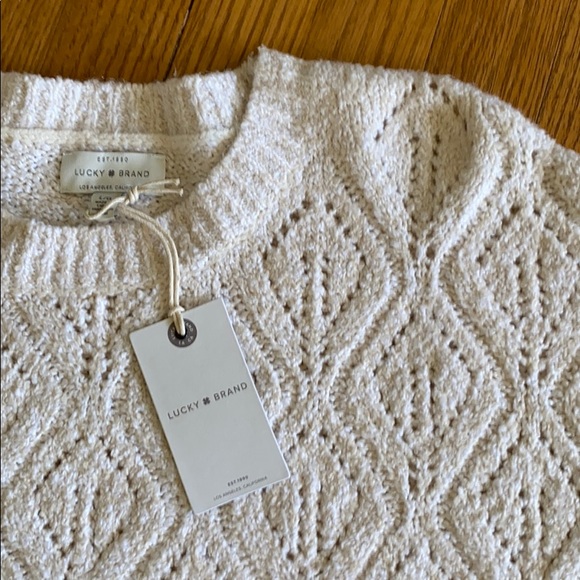 Lucky Brand Sweaters - New Lucky design sweater. 🍀